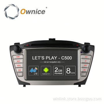 Wholwsale ownice Quad core android 6.0 Car Electronics navi for Hyundai ix35 2010 support rear camera dvr Mirror